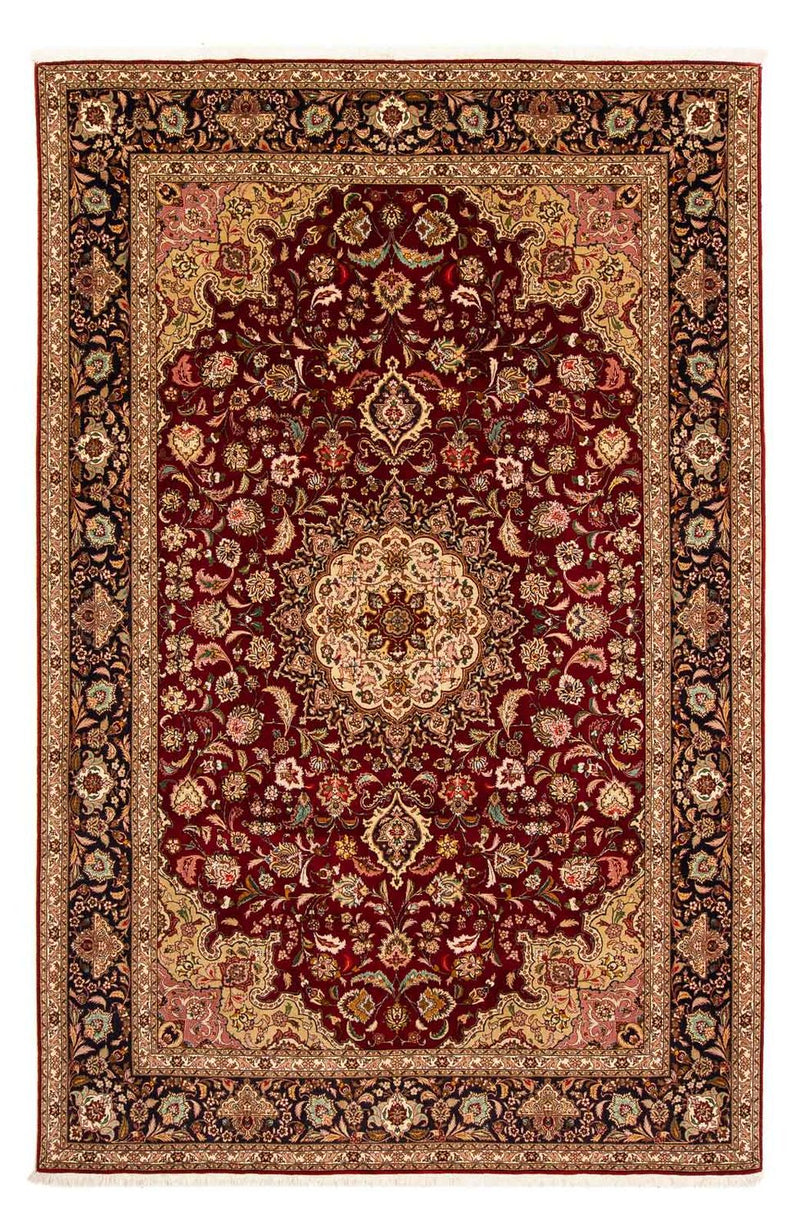 Tapis persan - Tabriz - Royal - 310 x 202 cm - rouge foncé