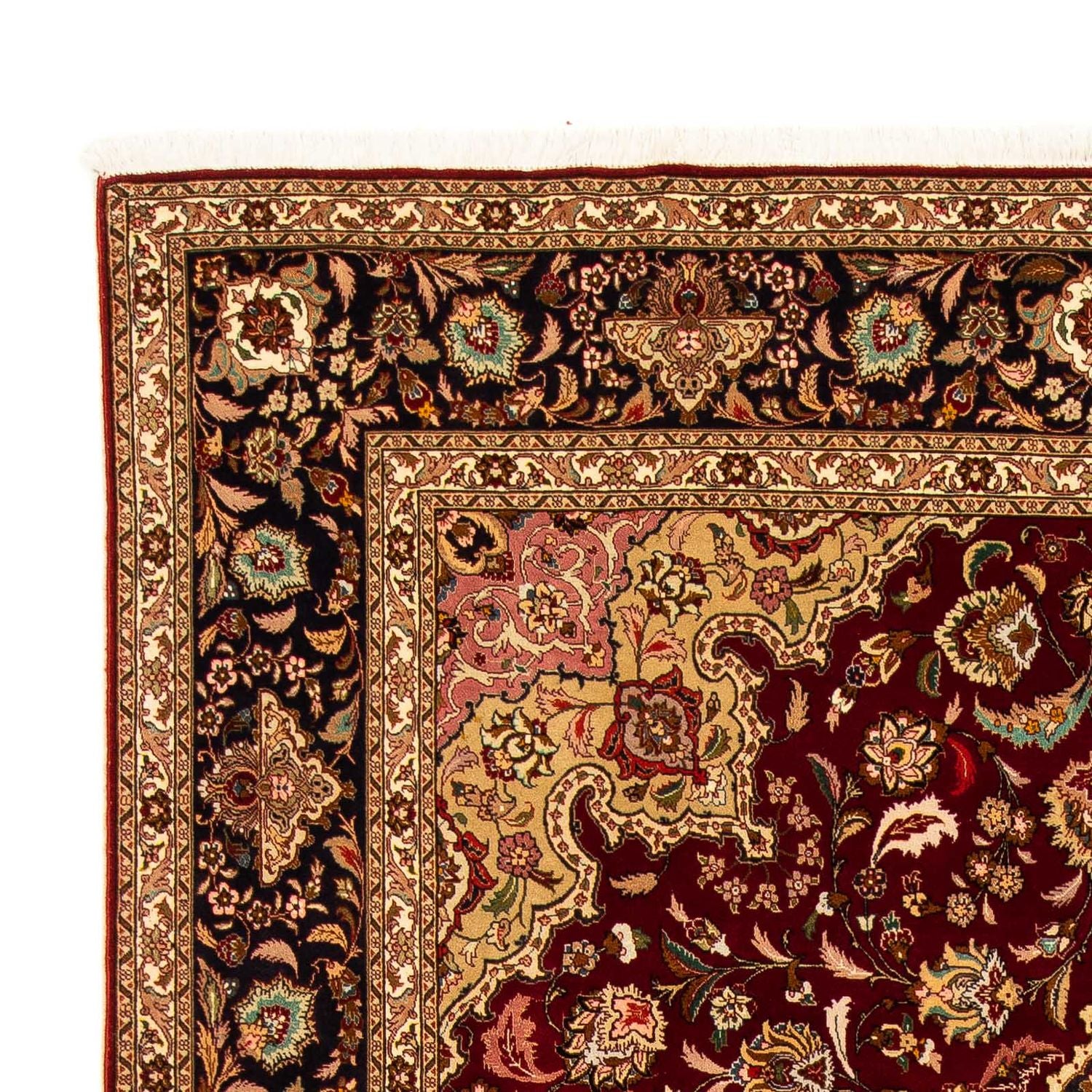 Tapis persan - Tabriz - Royal - 310 x 202 cm - rouge foncé