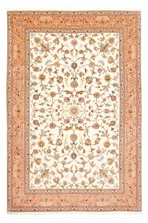 Tapis persan - Tabriz - Royal - 302 x 203 cm - beige