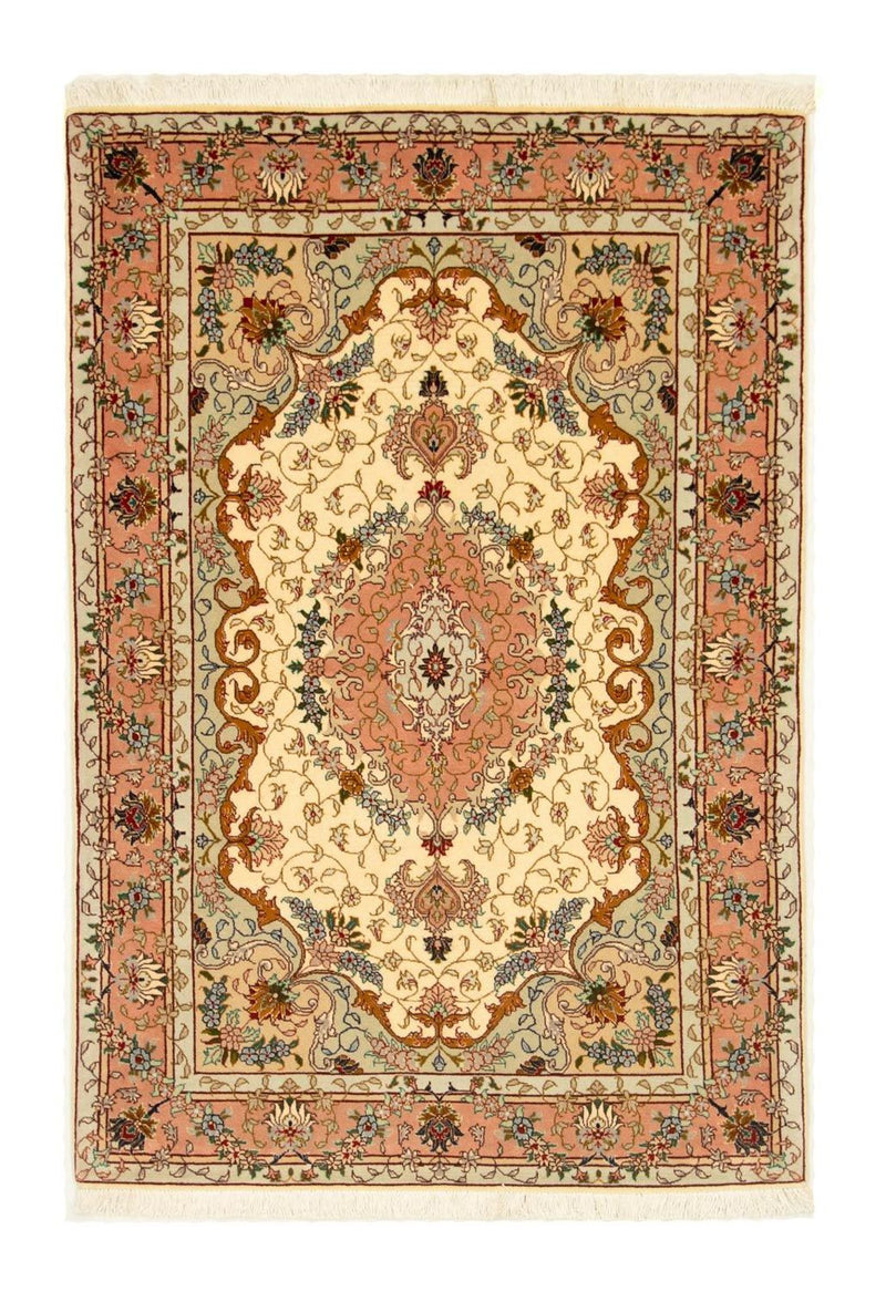 Tapis persan - Tabriz - Royal - 152 x 100 cm - beige