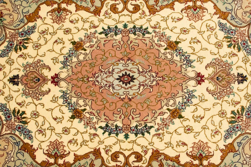 Tapis persan - Tabriz - Royal - 152 x 100 cm - beige