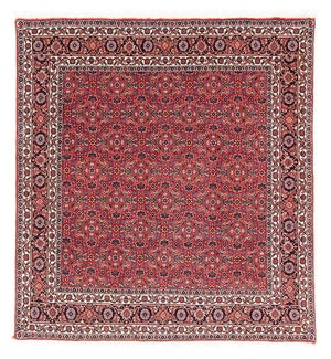 Tapis persan - Bidjar carré  - 126 x 124 cm - rouge
