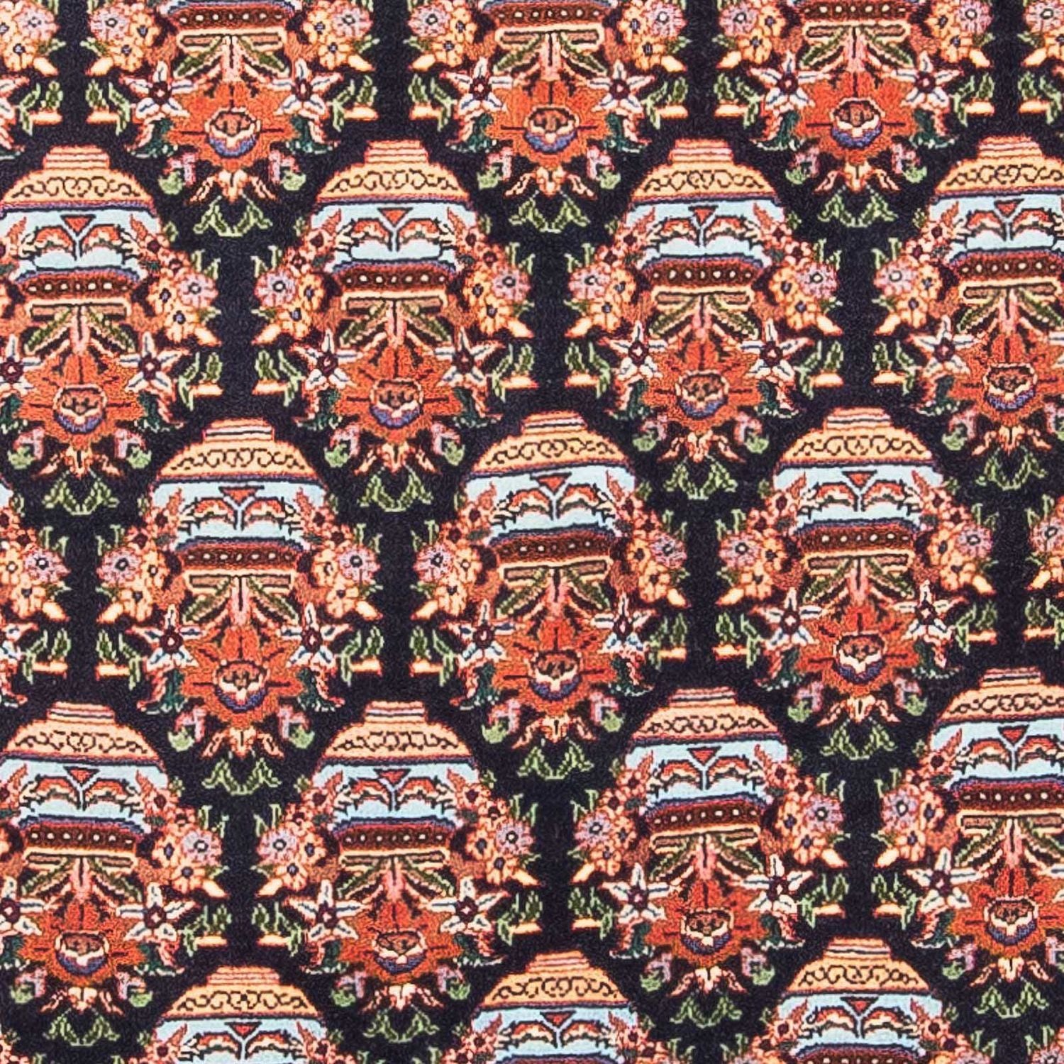 Tapis persan - Bidjar - 125 x 82 cm - bleu foncé