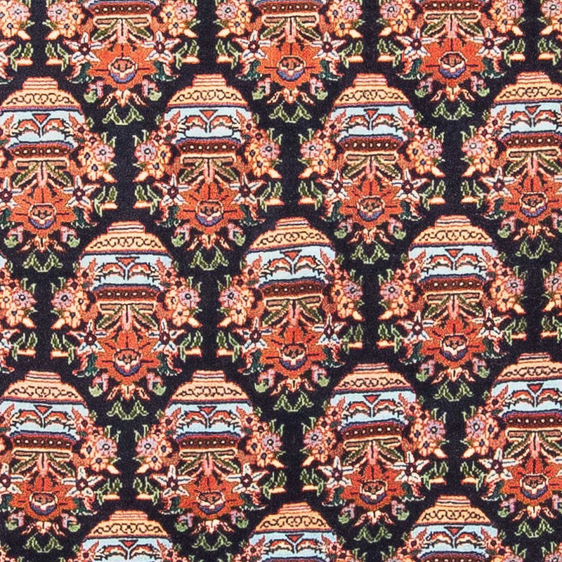 Tapis persan - Bidjar - 125 x 82 cm - bleu foncé