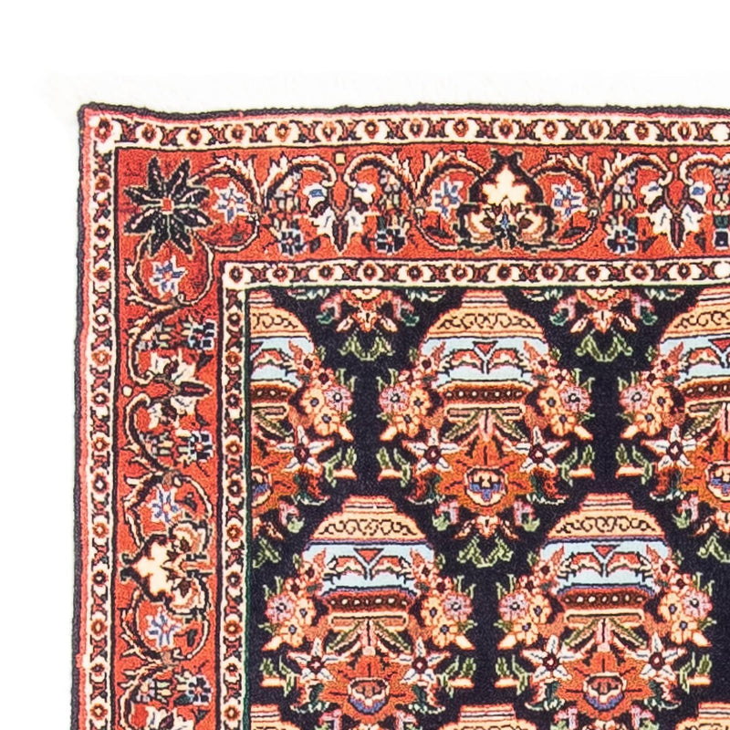Tapis persan - Bidjar - 125 x 82 cm - bleu foncé