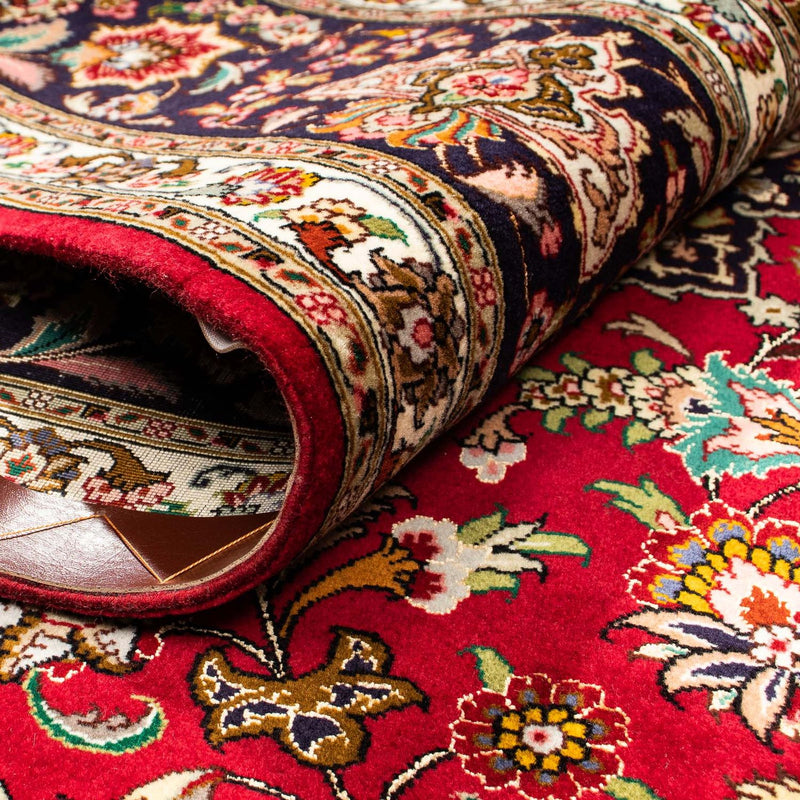 Tapis persan - Tabriz - Royal - 300 x 202 cm - rouge foncé