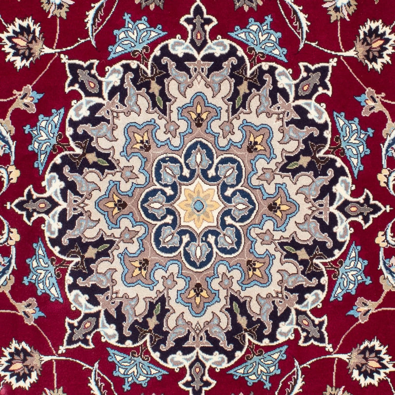 Tapis persan - Tabriz - Royal - 207 x 155 cm - rouge foncé
