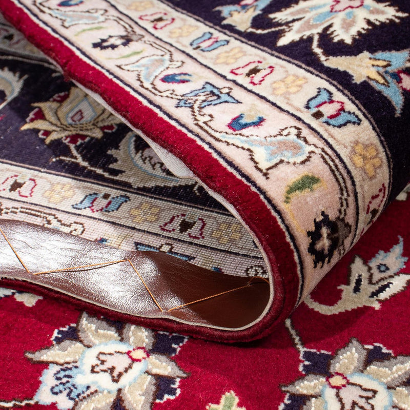 Tapis persan - Tabriz - Royal - 207 x 155 cm - rouge foncé