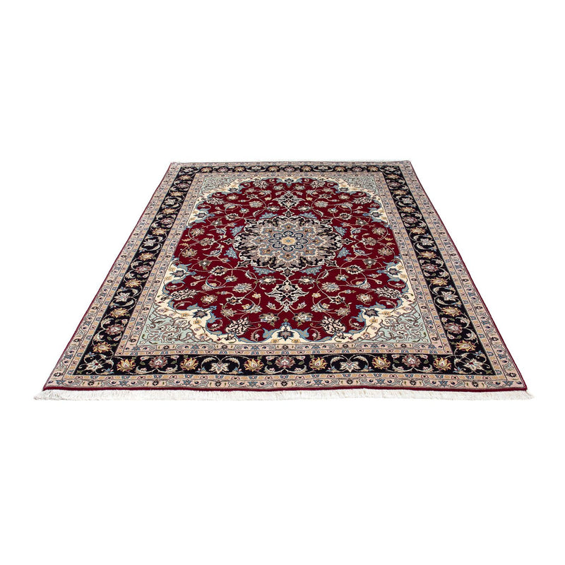 Tapis persan - Tabriz - Royal - 207 x 155 cm - rouge foncé