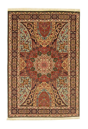 Tapis persan - Tabriz - Royal - 151 x 102 cm - multicolore