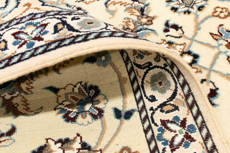Tapis persan - Nain - Royal - 127 x 88 cm - beige