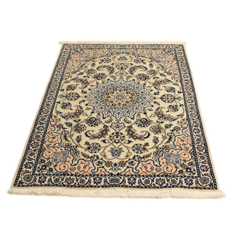 Tapis persan - Nain - Royal - 127 x 88 cm - beige