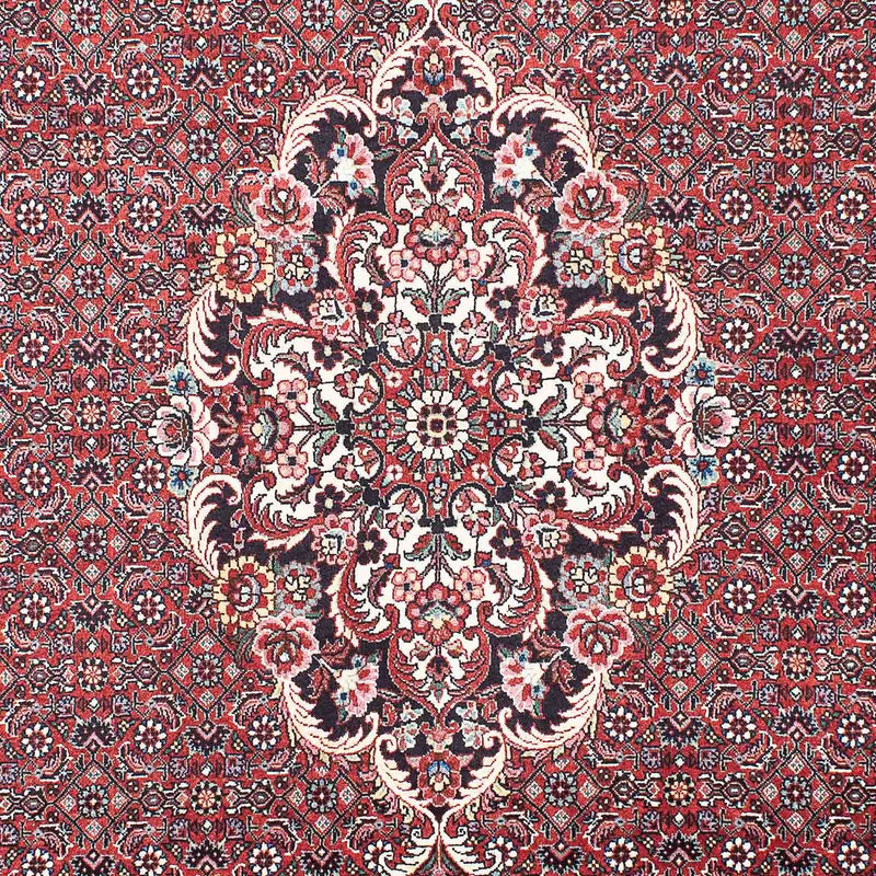 Tapis persan - Bidjar - 203 x 139 cm - rouge clair