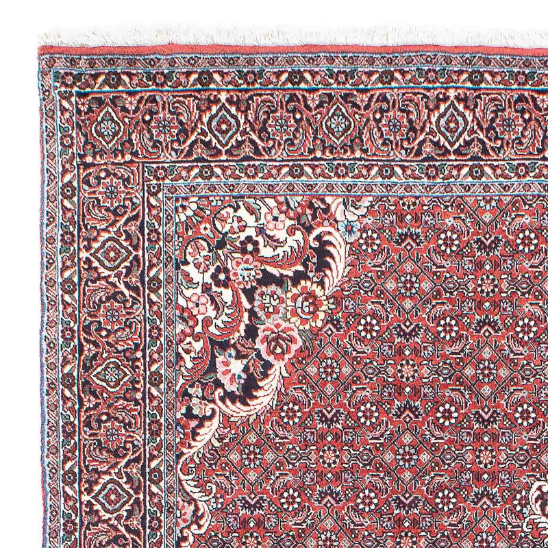 Tapis persan - Bidjar - 203 x 139 cm - rouge clair
