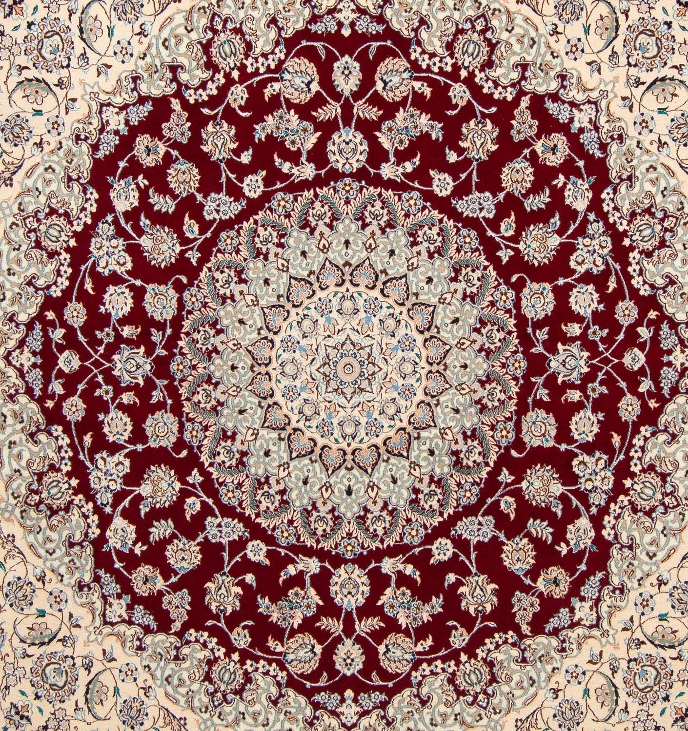 Perserteppich - Nain - Premium 211 x 200 cm Teppich Quadratisch