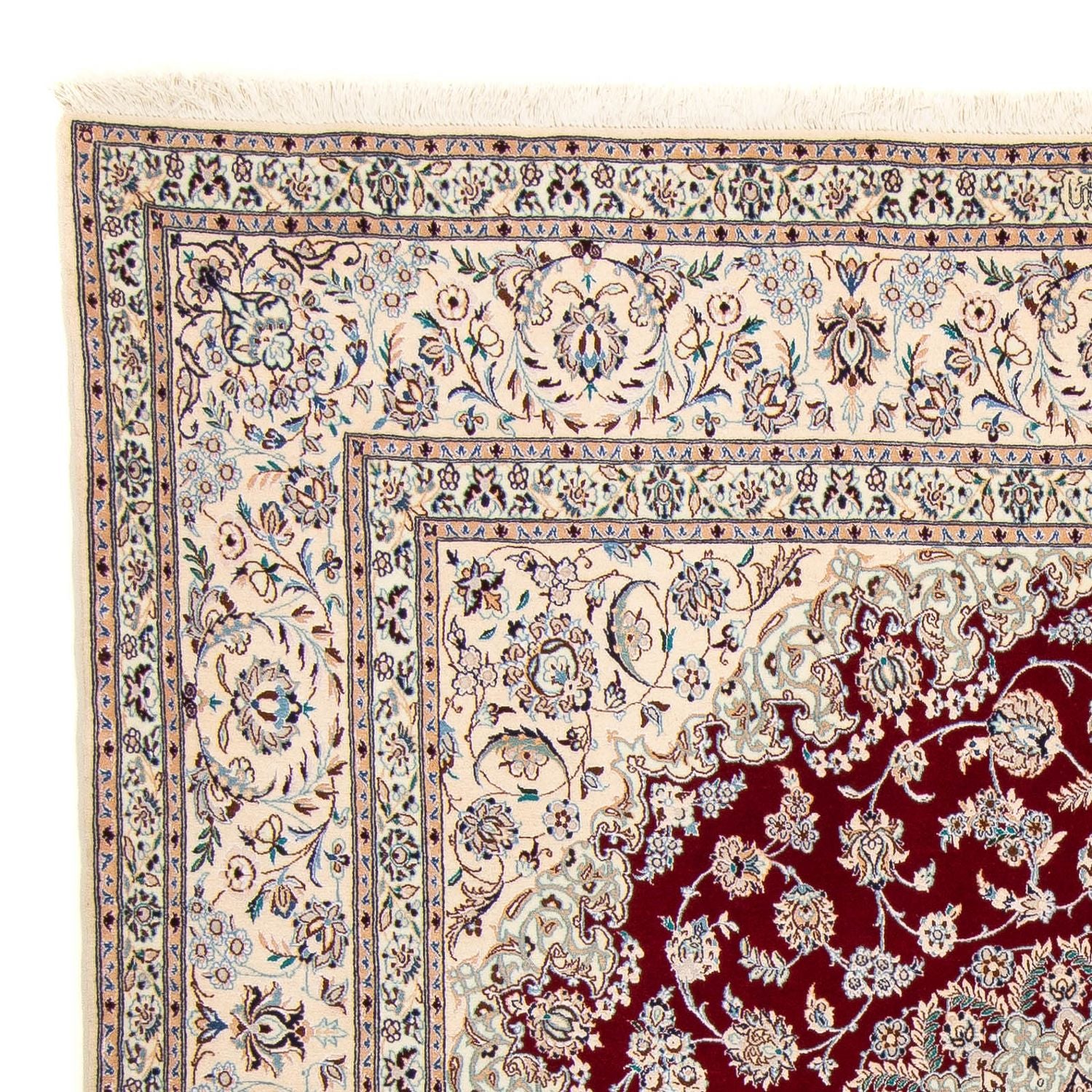 Perserteppich - Nain - Premium 211 x 200 cm Teppich Quadratisch