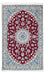 Tapis de couloir Tapis persan - Nain - Royal - 177 x 107 cm - rouge foncé