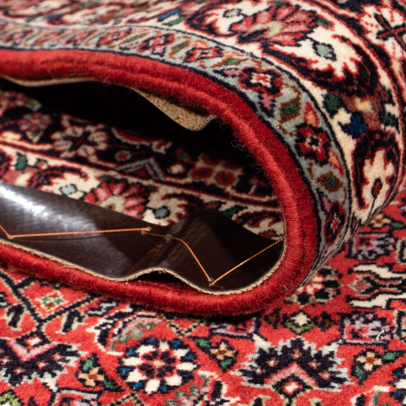 Tapis persan - Bidjar - 302 x 210 cm - rouge foncé