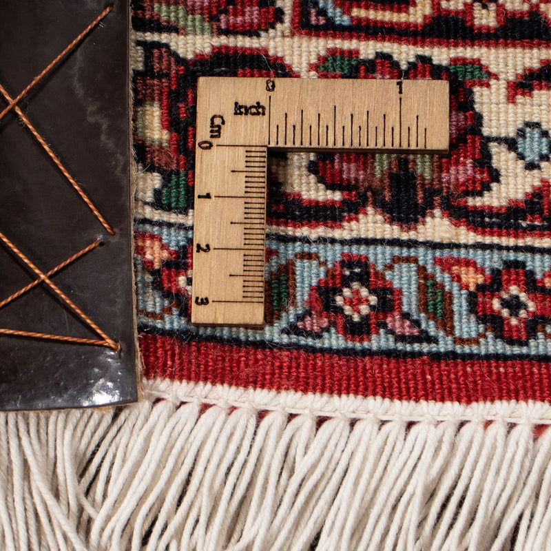 Tapis persan - Bidjar - 302 x 210 cm - rouge foncé