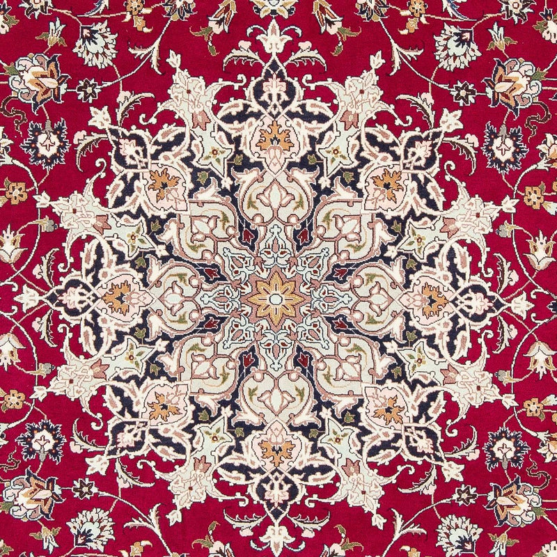 Tapis persan - Tabriz - Royal - 300 x 203 cm - rouge foncé