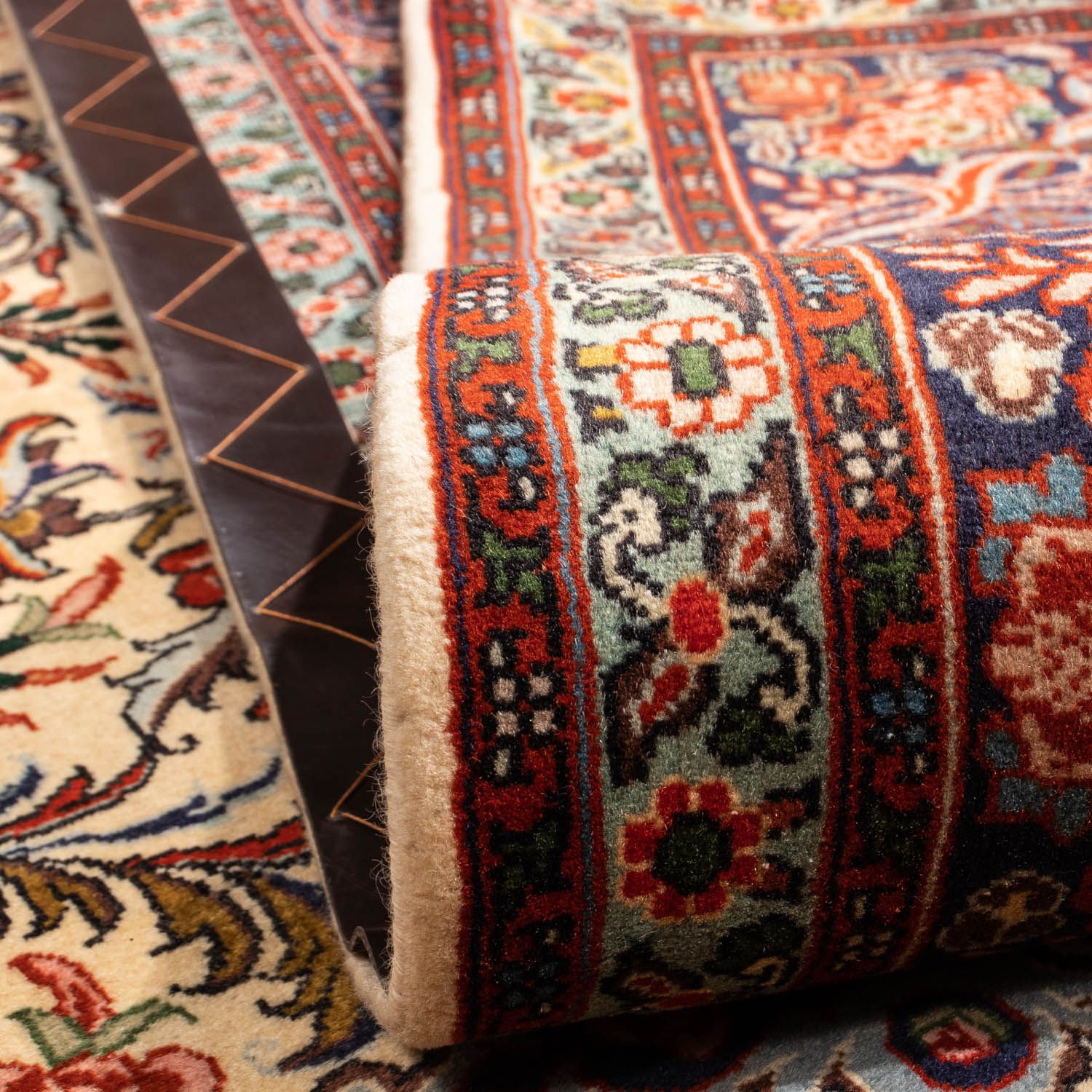 Tapis persan - Bidjar - 296 x 198 cm - beige