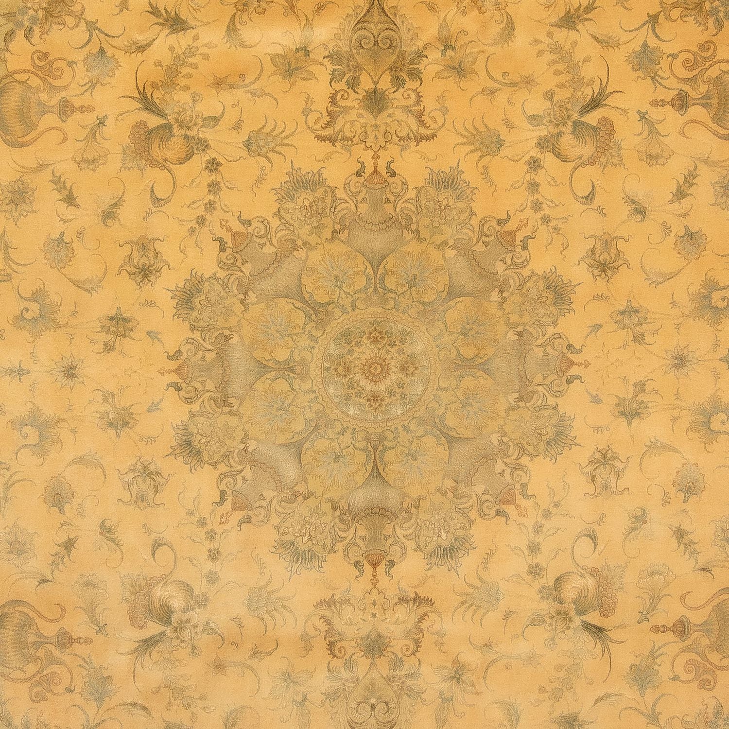 Tapis persan - Tabriz - Royal - 352 x 251 cm - marron clair