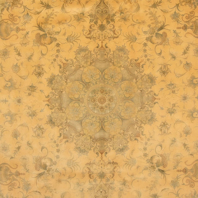 Tapis persan - Tabriz - Royal - 352 x 251 cm - marron clair