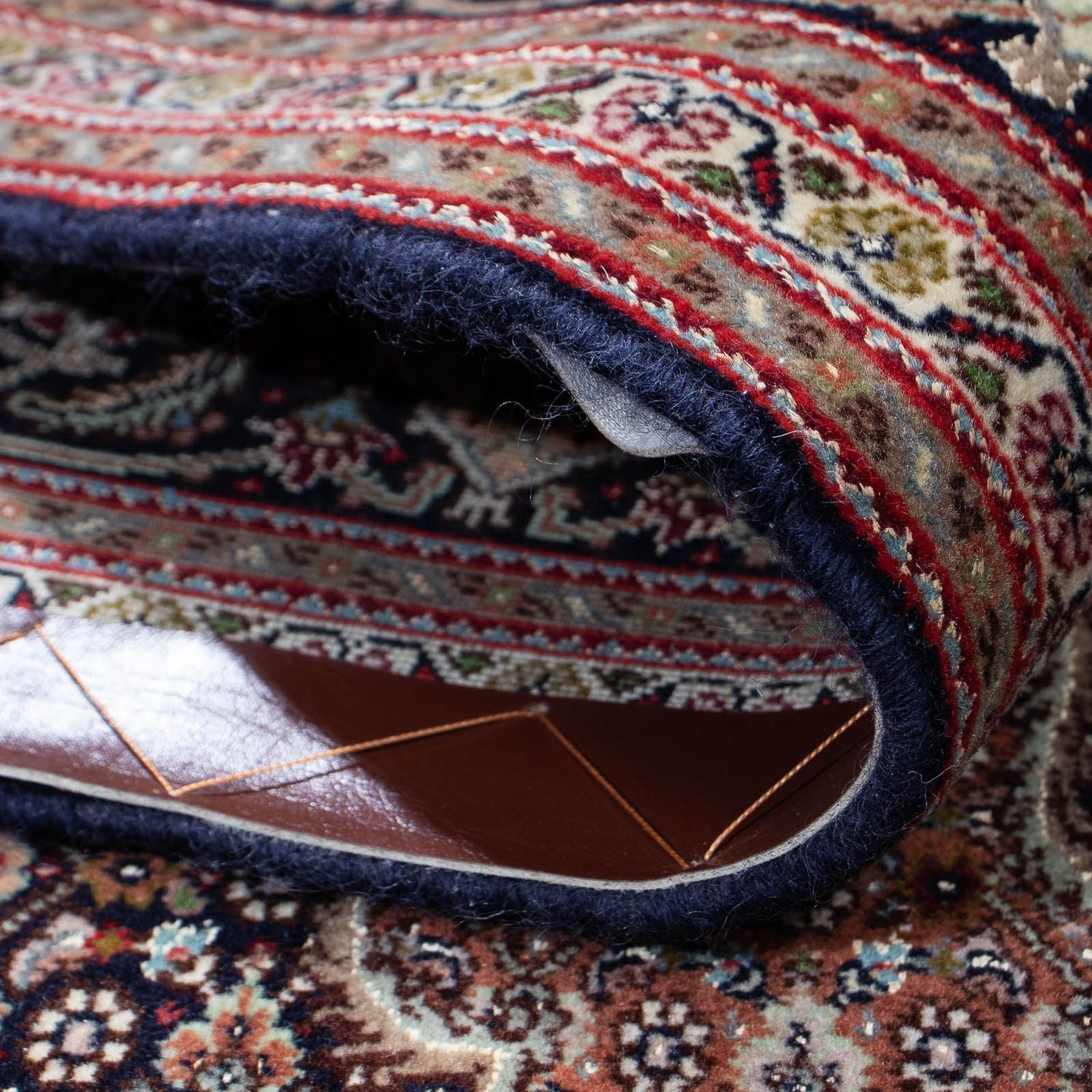 Tapis persan - Tabriz - 205 x 150 cm - marron clair