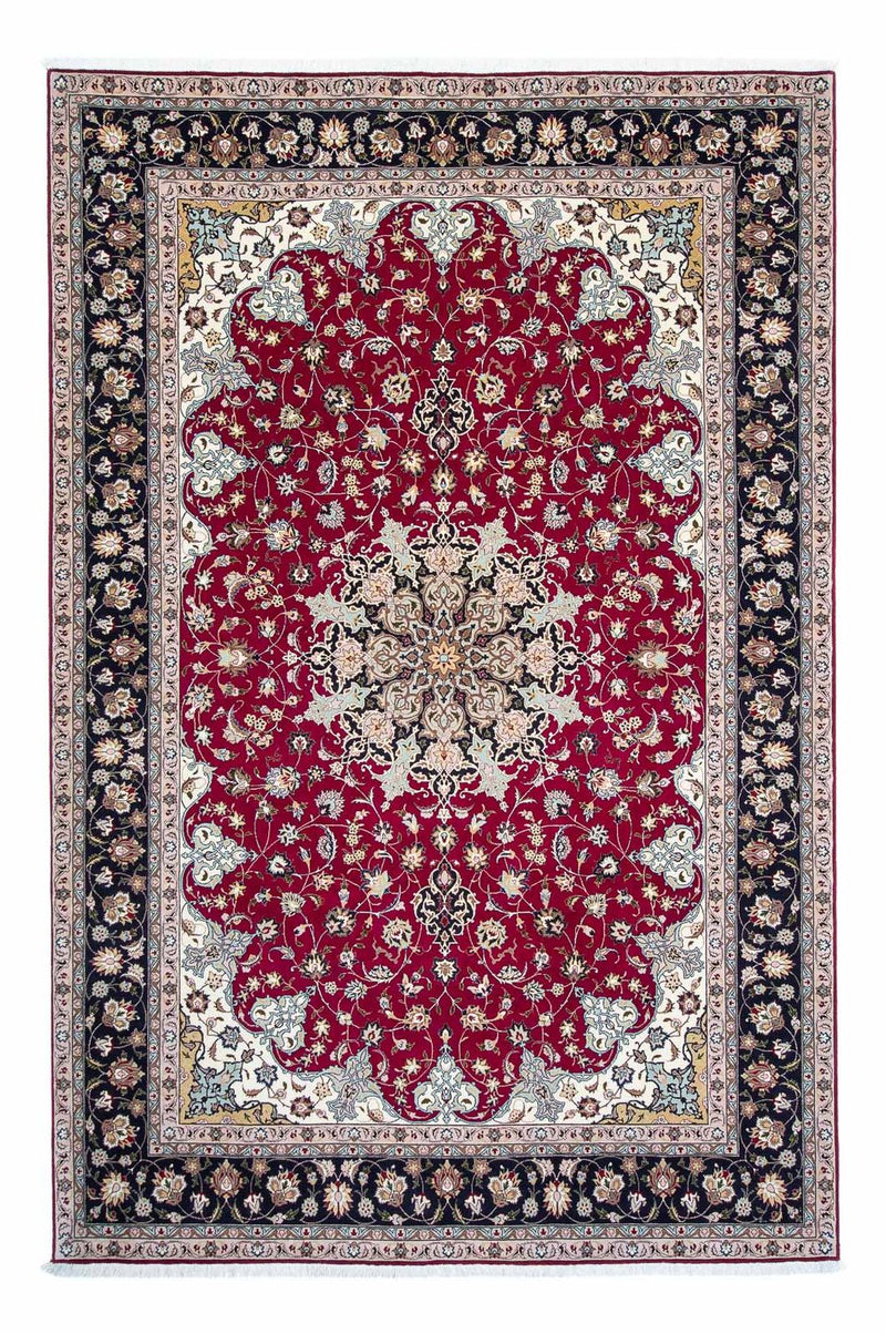 Tapis persan - Tabriz - Royal - 307 x 204 cm - rouge foncé