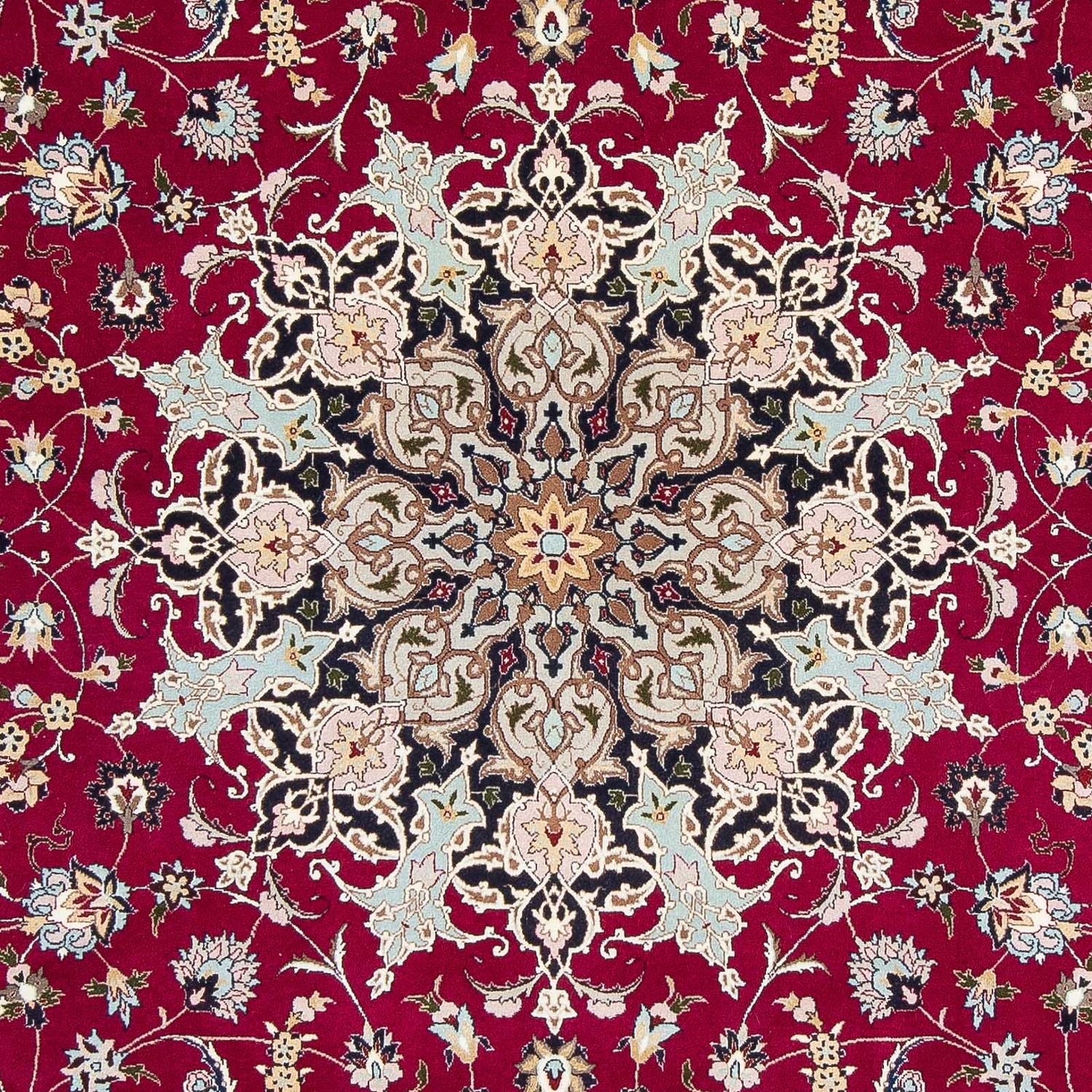Tapis persan - Tabriz - Royal - 307 x 204 cm - rouge foncé