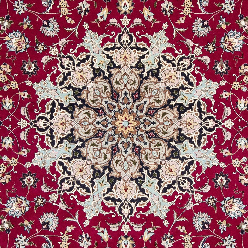 Tapis persan - Tabriz - Royal - 307 x 204 cm - rouge foncé