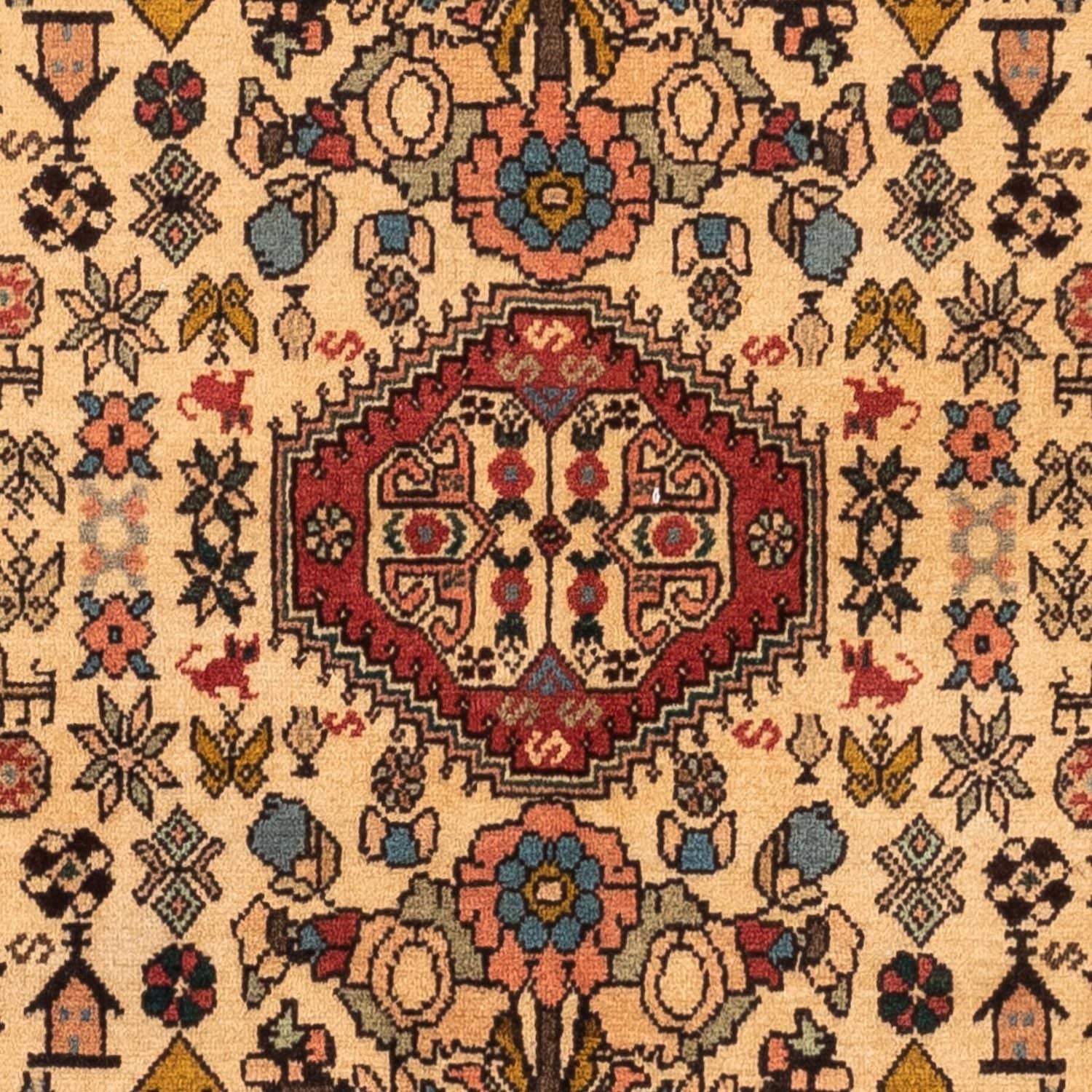 Tapis persan - Nomadic - 157 x 102 cm - rouge clair