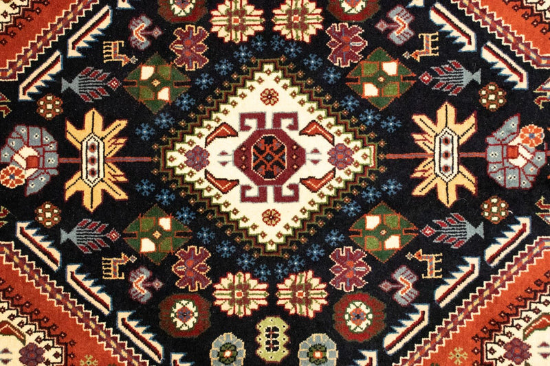 Tapis persan - Nomadic - 154 x 107 cm - bleu foncé