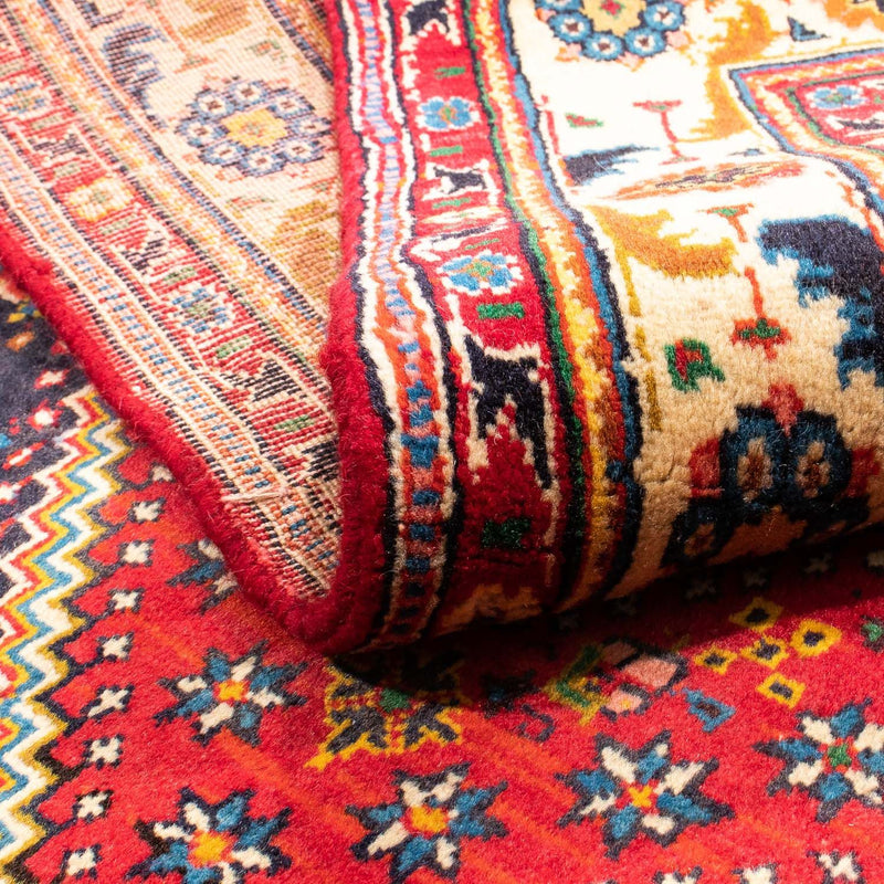 Tapis persan - Nomadic - 170 x 122 cm - rouge