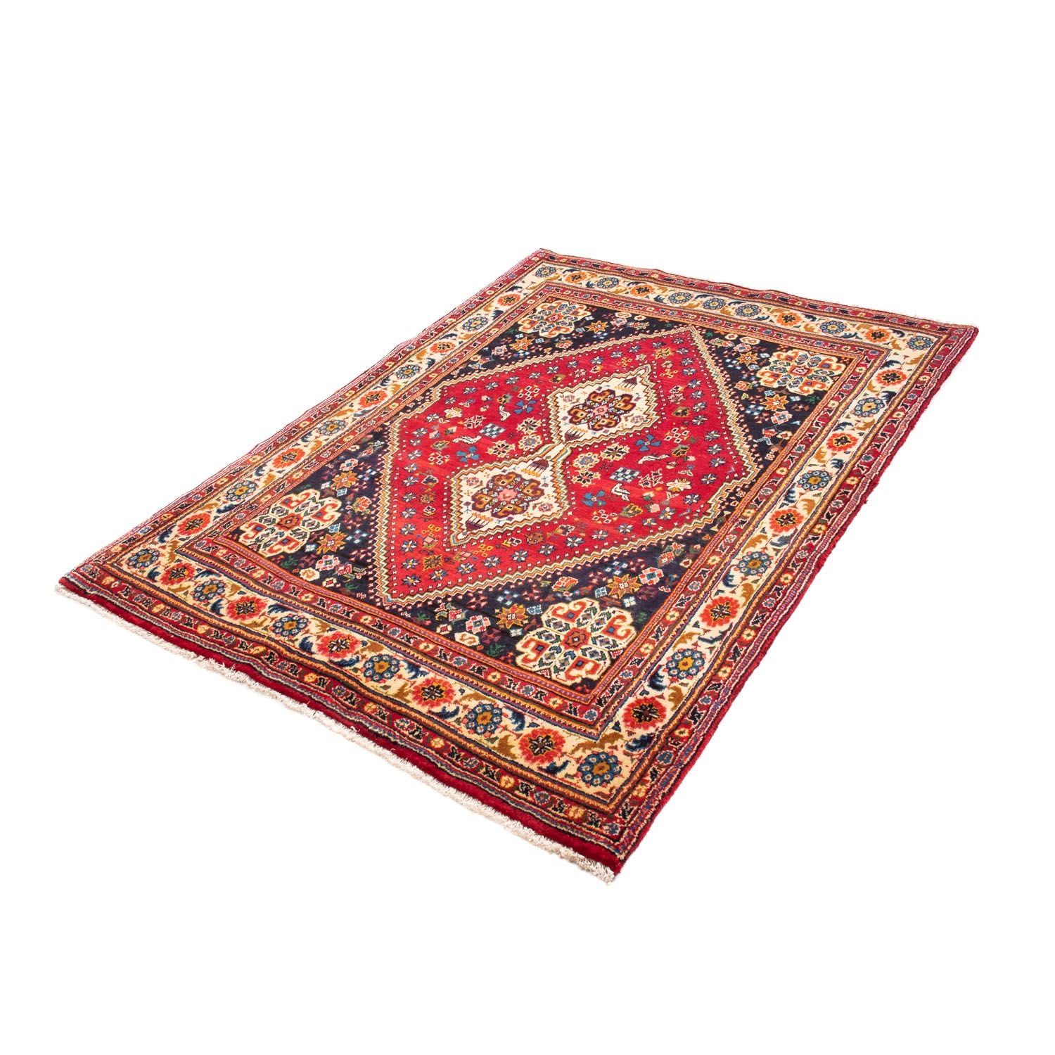 Tapis persan - Nomadic - 170 x 122 cm - rouge