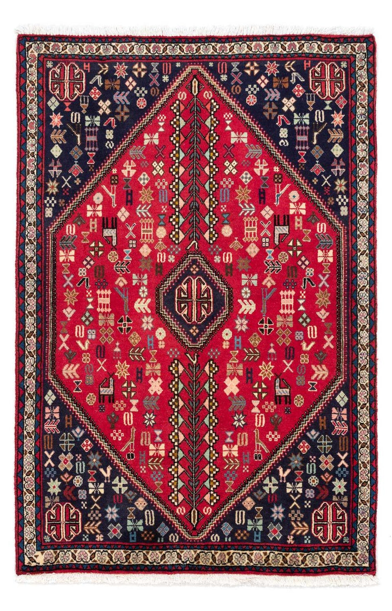 Tapis persan - Nomadic - 150 x 97 cm - rouge