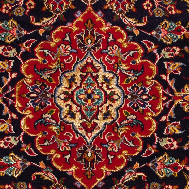 Tapis persan - Keshan - 118 x 77 cm - bleu foncé