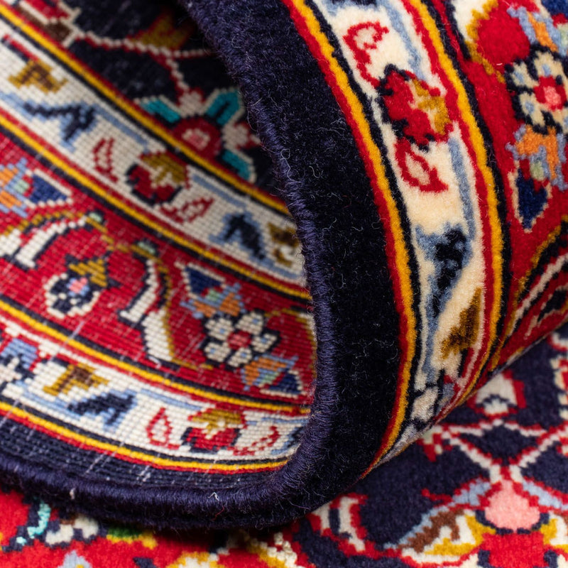 Tapis persan - Keshan - 118 x 77 cm - bleu foncé