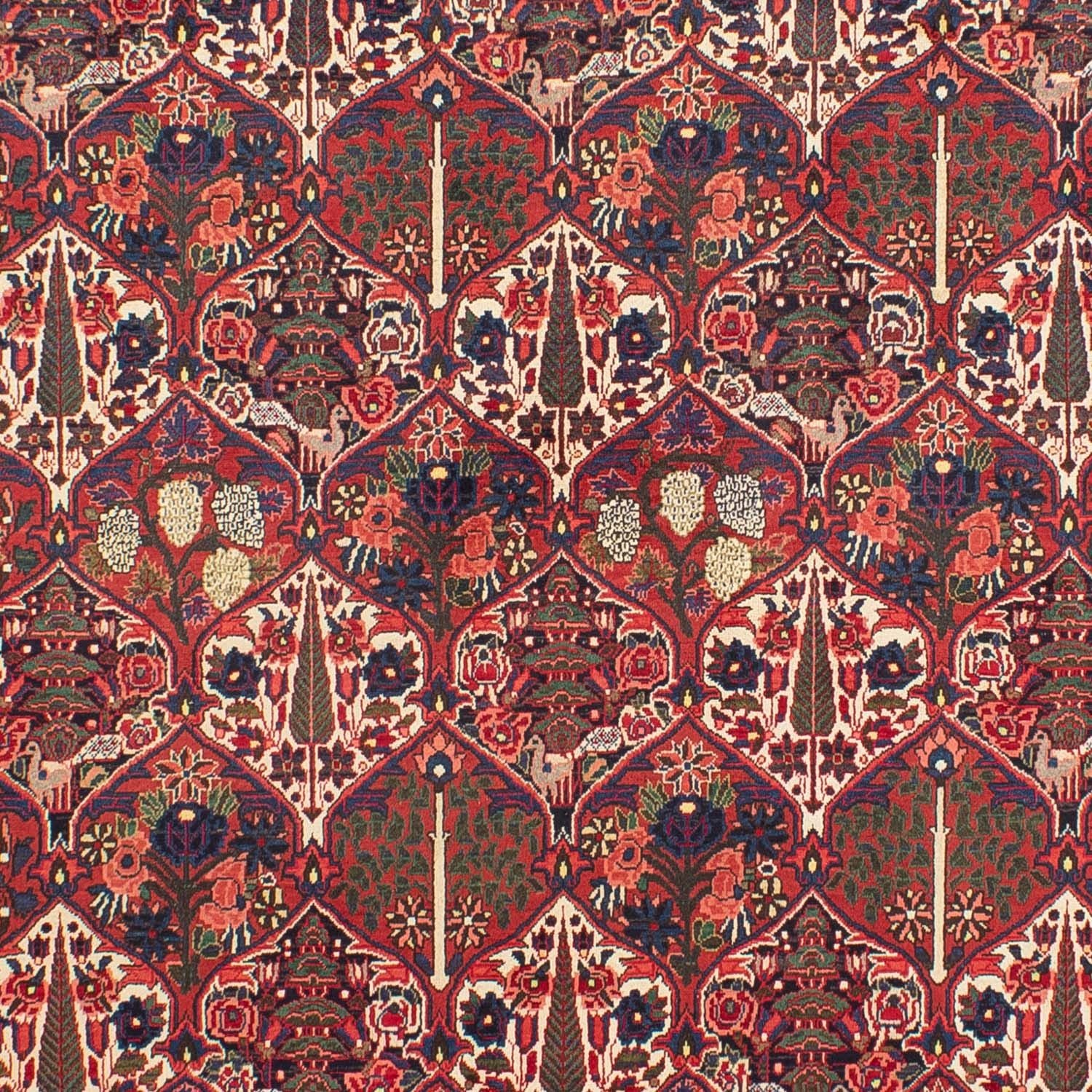 Tapis persan - Nomadic - 323 x 210 cm - rouge foncé