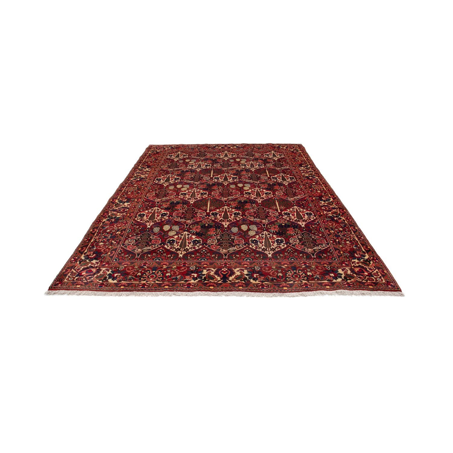 Tapis persan - Nomadic - 323 x 210 cm - rouge foncé