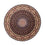 Tapis persan - Tabriz - Royal ronde  - 240 x 240 cm - bleu foncé