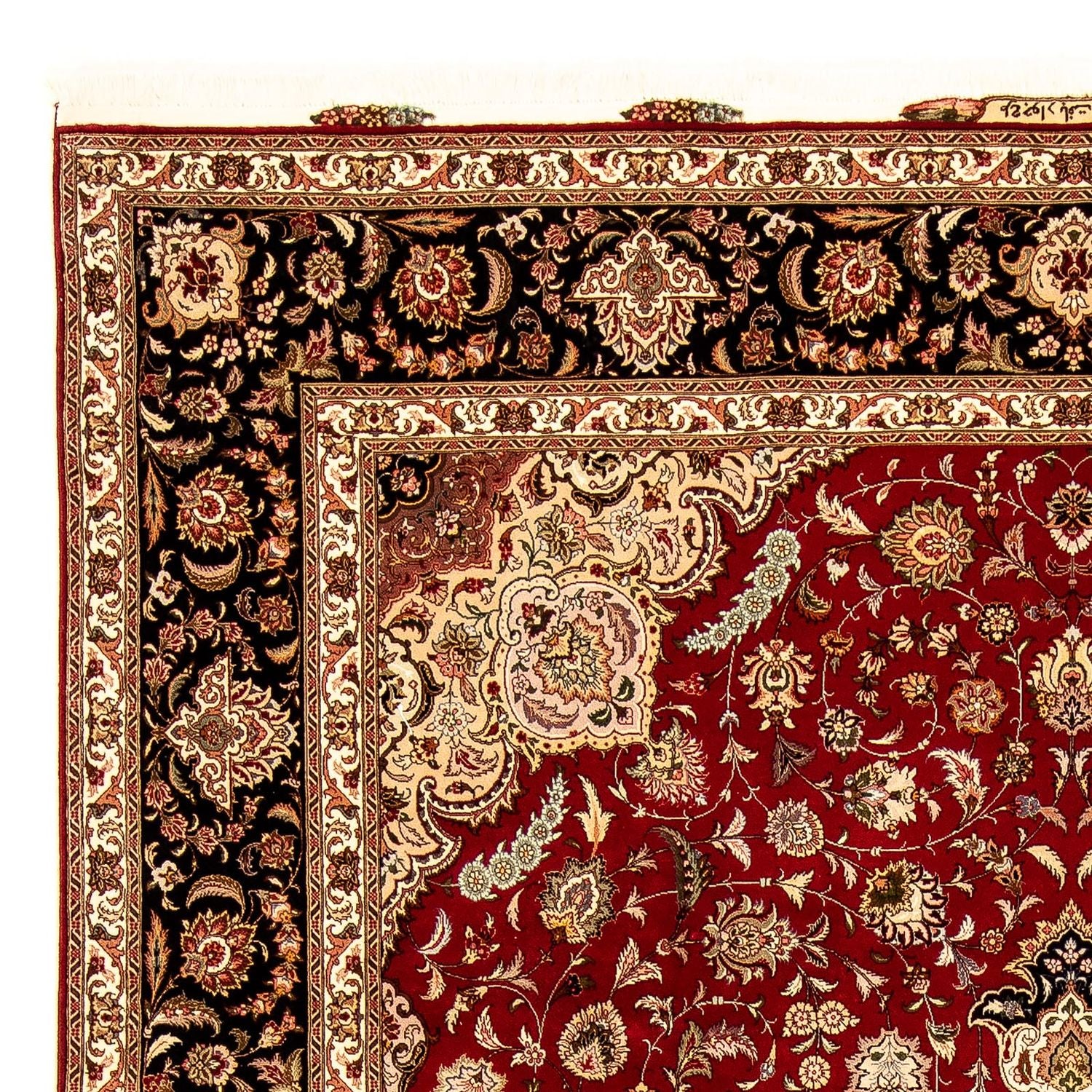 Tapis persan - Tabriz - Royal - 352 x 252 cm - rouge foncé