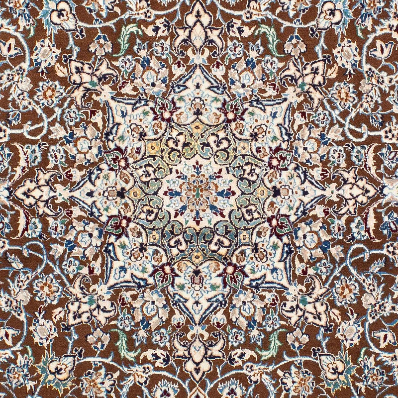 Tapis persan - Nain - Royal - 253 x 150 cm - bleu foncé