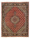 Tapis persan - Tabriz - 191 x 154 cm - rouge foncé