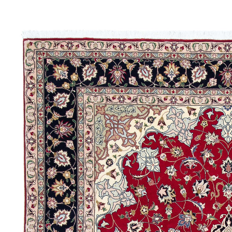 Tapis persan - Tabriz - Royal - 302 x 203 cm - rouge foncé