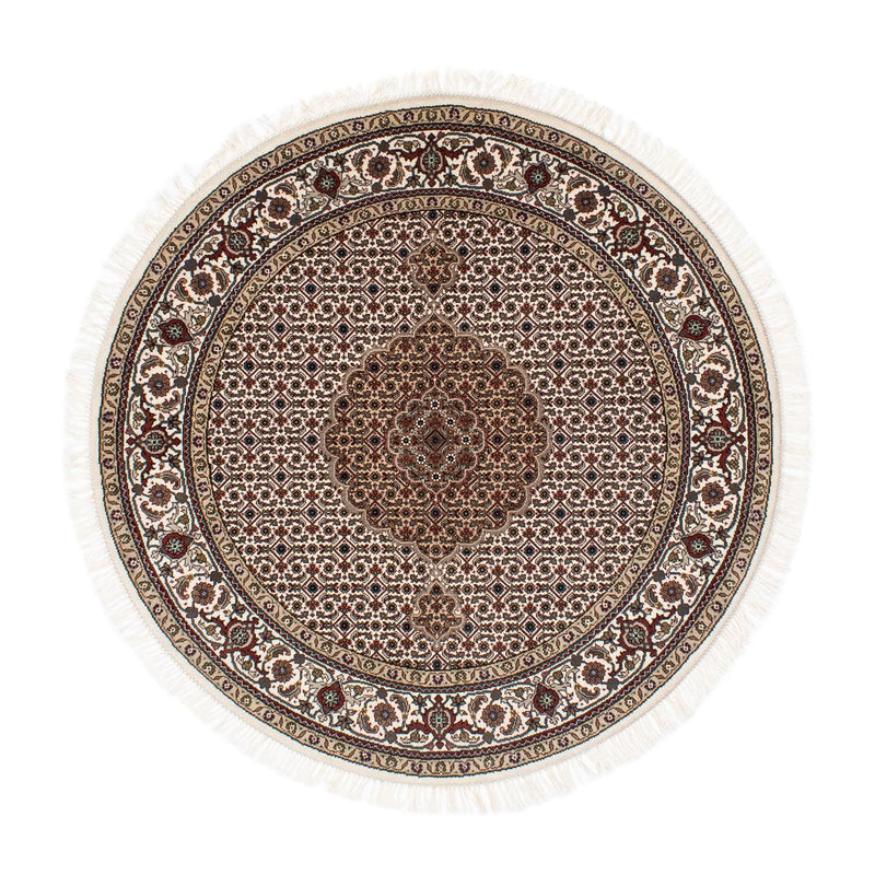 Tapis persan - Tabriz ronde  - 150 x 150 cm - multicolore