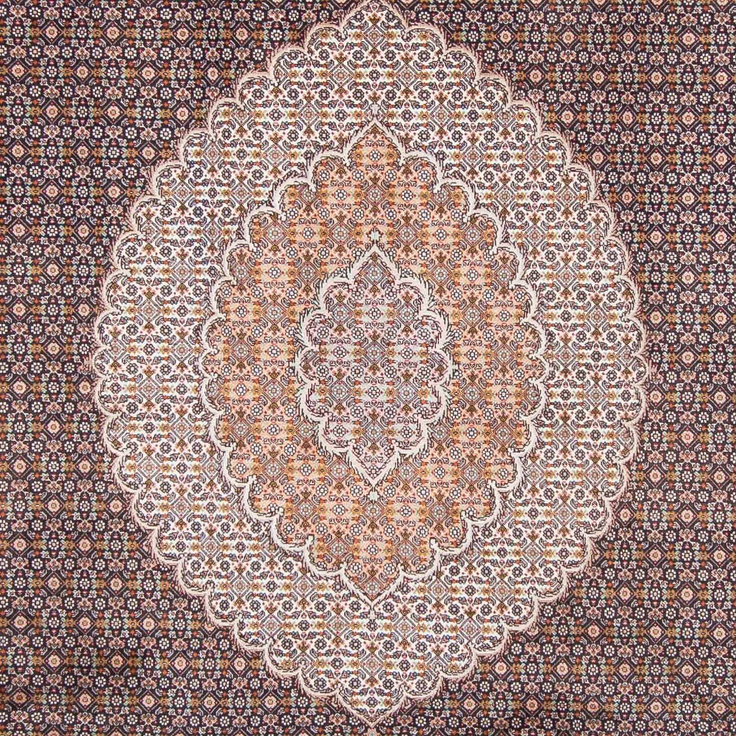 Tapis persan - Tabriz - 295 x 205 cm - bleu foncé