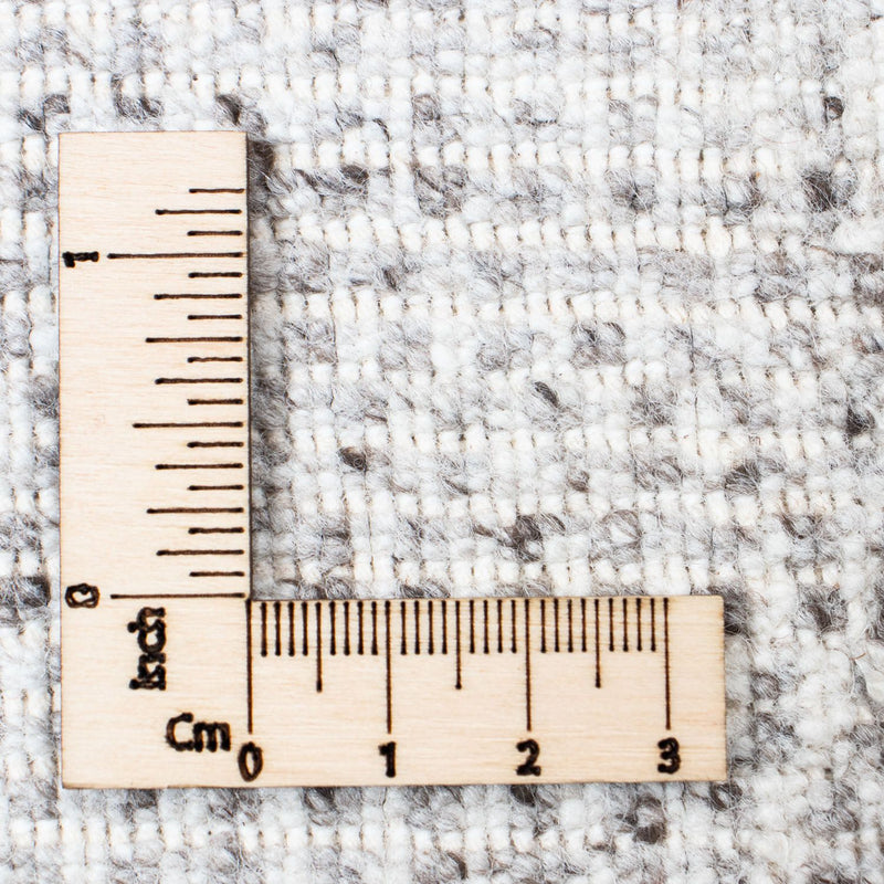 Tapis design - 202 x 143 cm - argent
