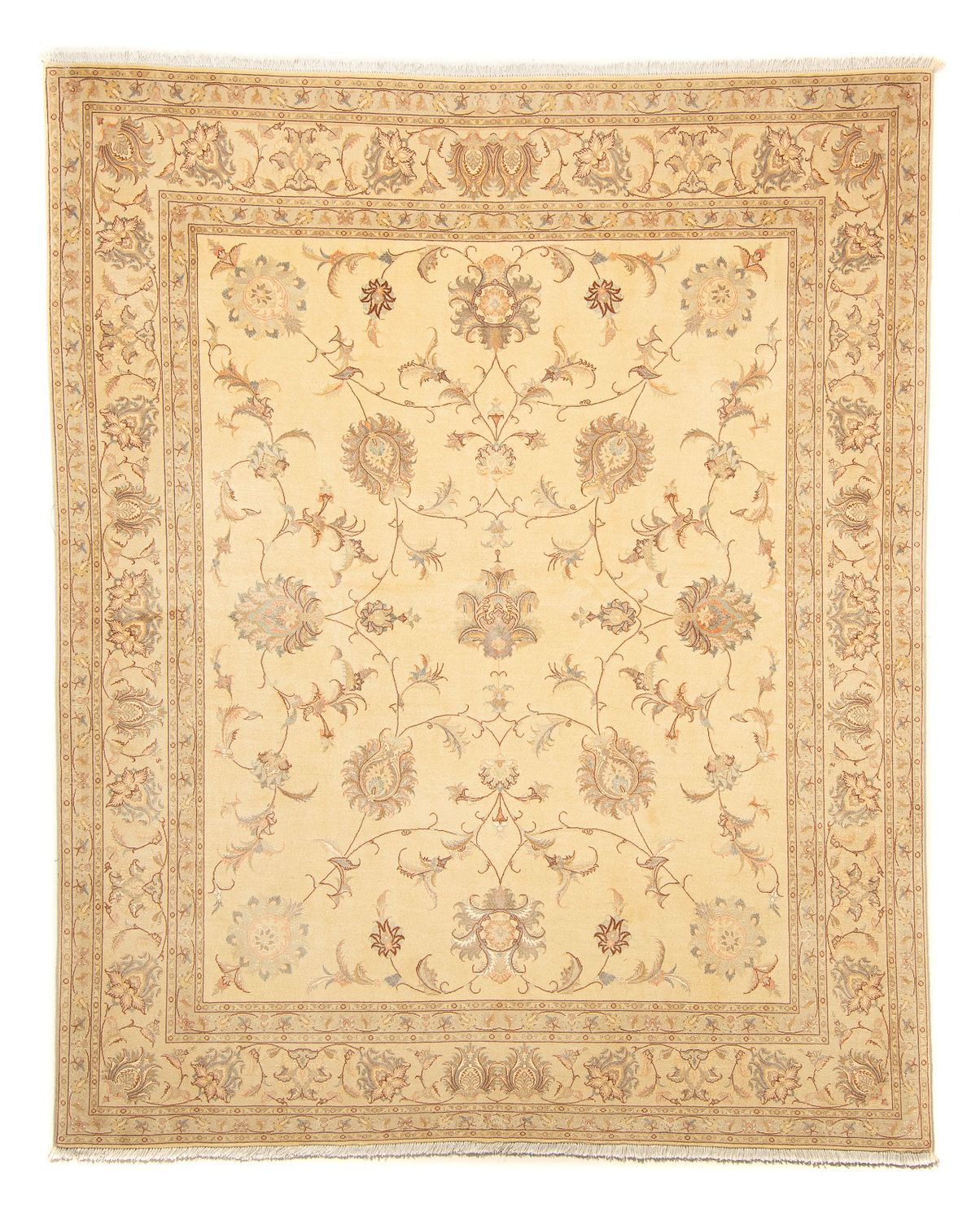 Tapis persan - Tabriz - Royal - 242 x 202 cm - beige