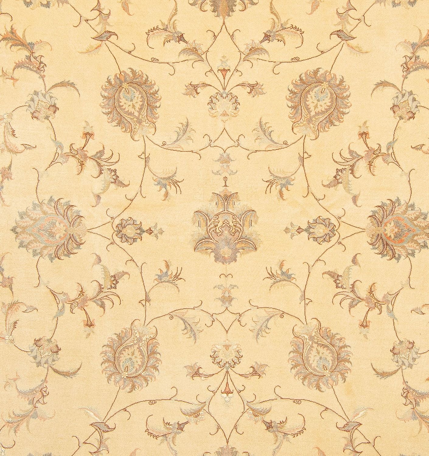 Tapis persan - Tabriz - Royal - 242 x 202 cm - beige